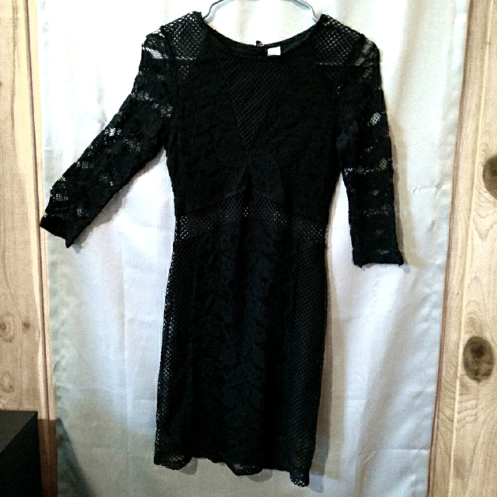 Tight Black Lace Dress